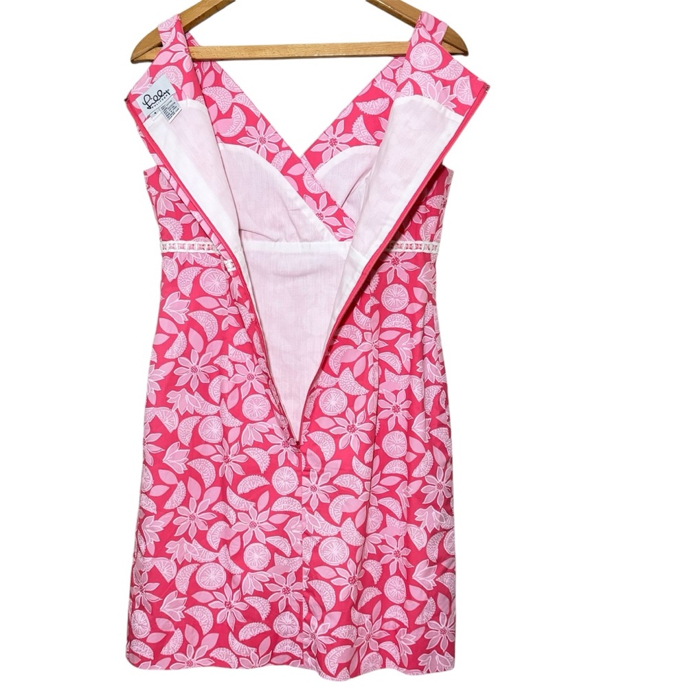 Classic Vintage Lilly Pulitzer Staci Slice dress. Two toned pink. Women’s size 4 - Picture 5 of 5